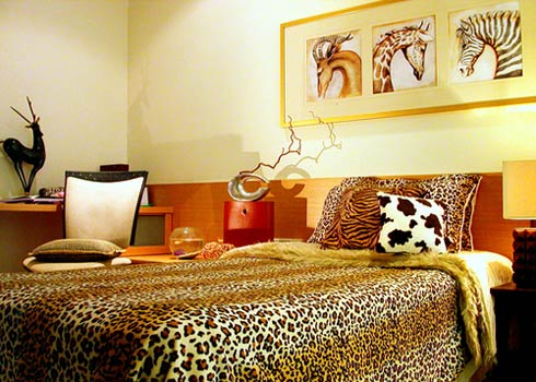 Спальня в африканском стиле