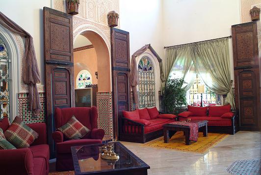 Гостинная Зал в марокканском стиле